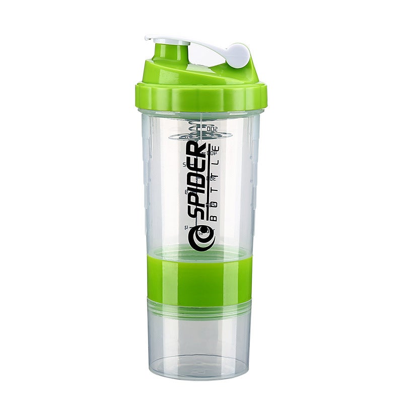 YL 3-Layer Protein Shaker Cup, 550ml, Eco-Friendly Fitness Bottle with  Logo - Image 1
