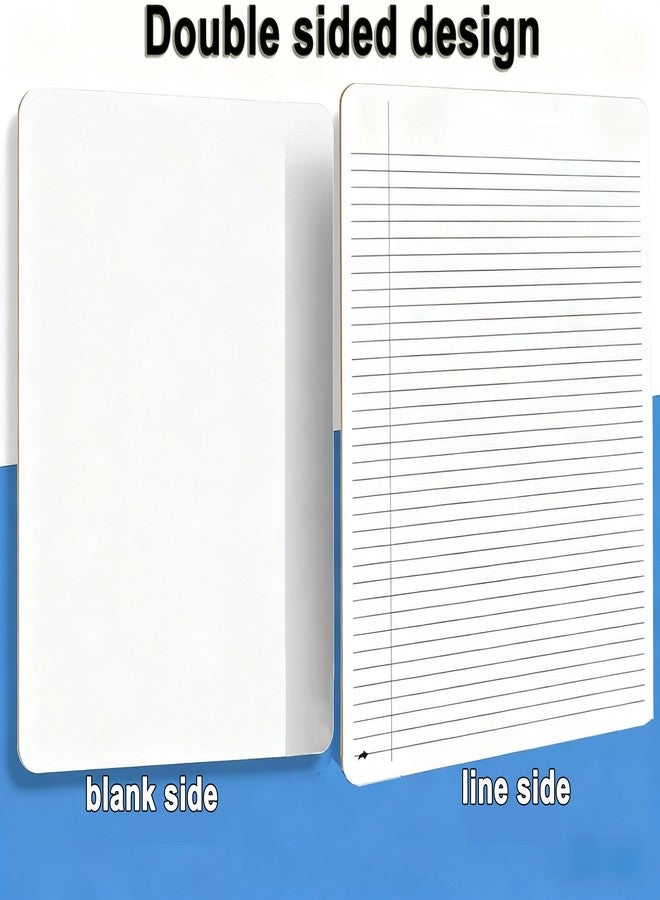DNUZEWR 2PCS Double Sided Whiteboard 9"x12" Dry Erase Board with Lines Small White Board for Homeschool, Office, Classroom, Students, Teacher - Image 3