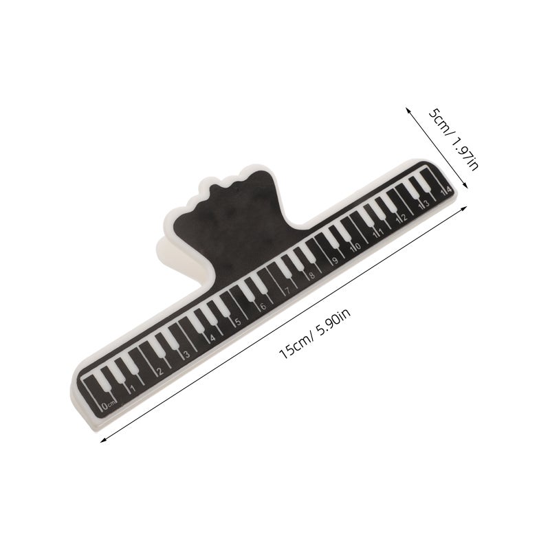 5pcs Sheet Music Holder Clip Piano Music Score Clip Music Page Clip Holder Clamp - Image 2