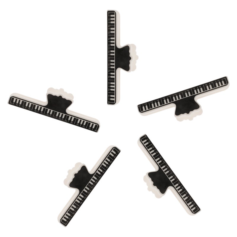 5pcs Sheet Music Holder Clip Piano Music Score Clip Music Page Clip Holder Clamp - Image 1