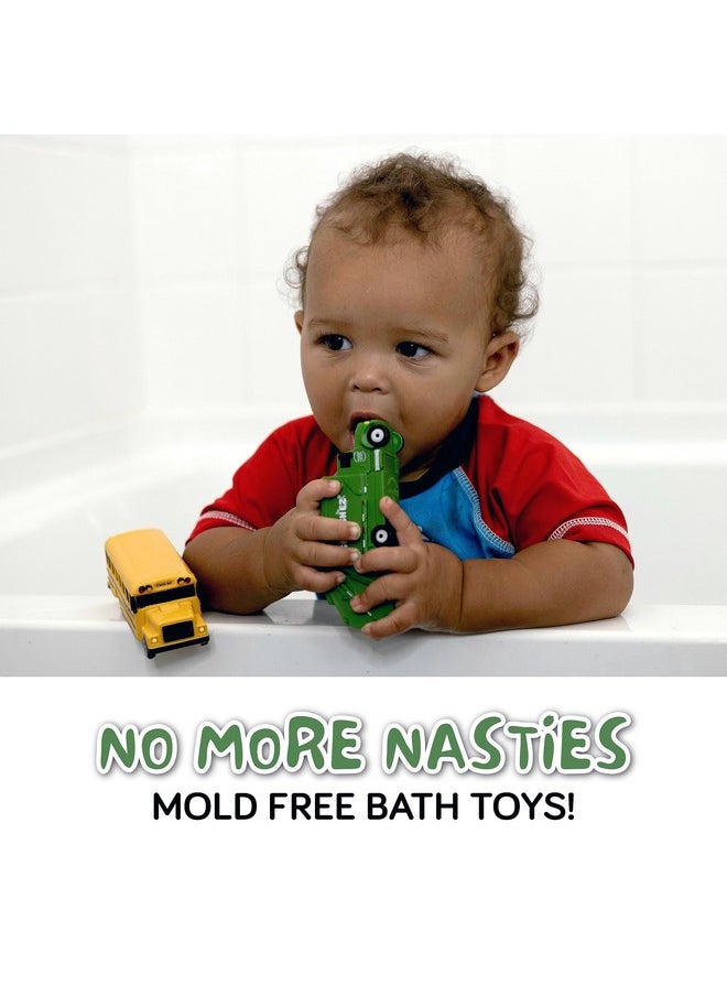 SplashEZ - Mold Free Bath Toys For Babies & Toddlers, No Hole Bath Toys, Non Squirting Bath Toys No Mold For Tub, Beach, Pool, Safe, Fun Infant Baby Bath Toys No Holes 0 1 3 6 12 18 Months, 3 - Image 1