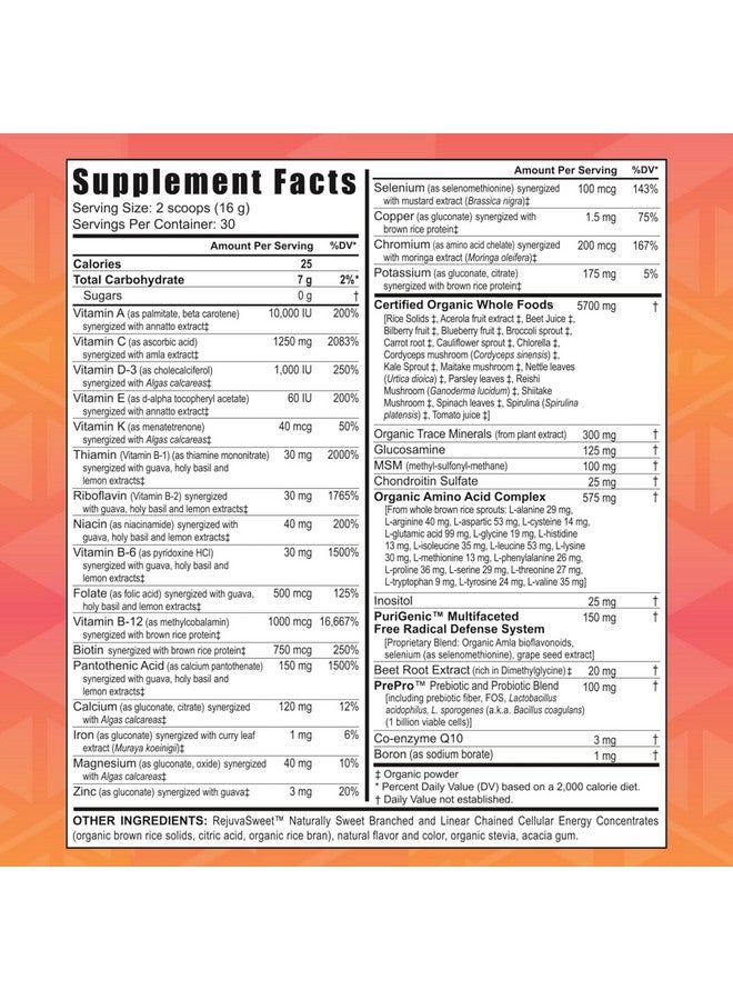Youngevity Beyond Tangy Tangerine 2.0 Citrus Peach Fusion Multi-Vitamin & Mineral Complex - Made with Natural & Whole Foods | 8,000 ORAC - Image 2