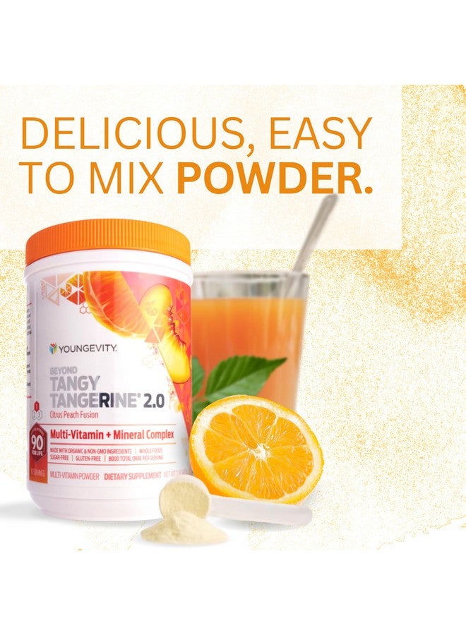 Youngevity Beyond Tangy Tangerine 2.0 Citrus Peach Fusion Multi-Vitamin & Mineral Complex - Made with Natural & Whole Foods | 8,000 ORAC - Image 5
