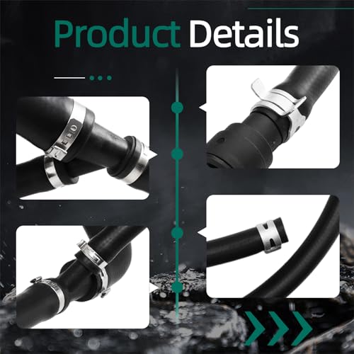 Riyhch Engine Heater Inlet&Lower Radiator Outlet Hose Pipe Assembly,for Cadillac Escalade EXT/ESV,for Chevrolet Avalanche/Cheyenne/Suburban,for GMC Sierra/Yukon/Sierra,OE#626-619 15200960 - Image 5