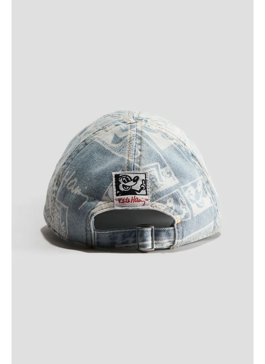 H&M Printed Denim Cap