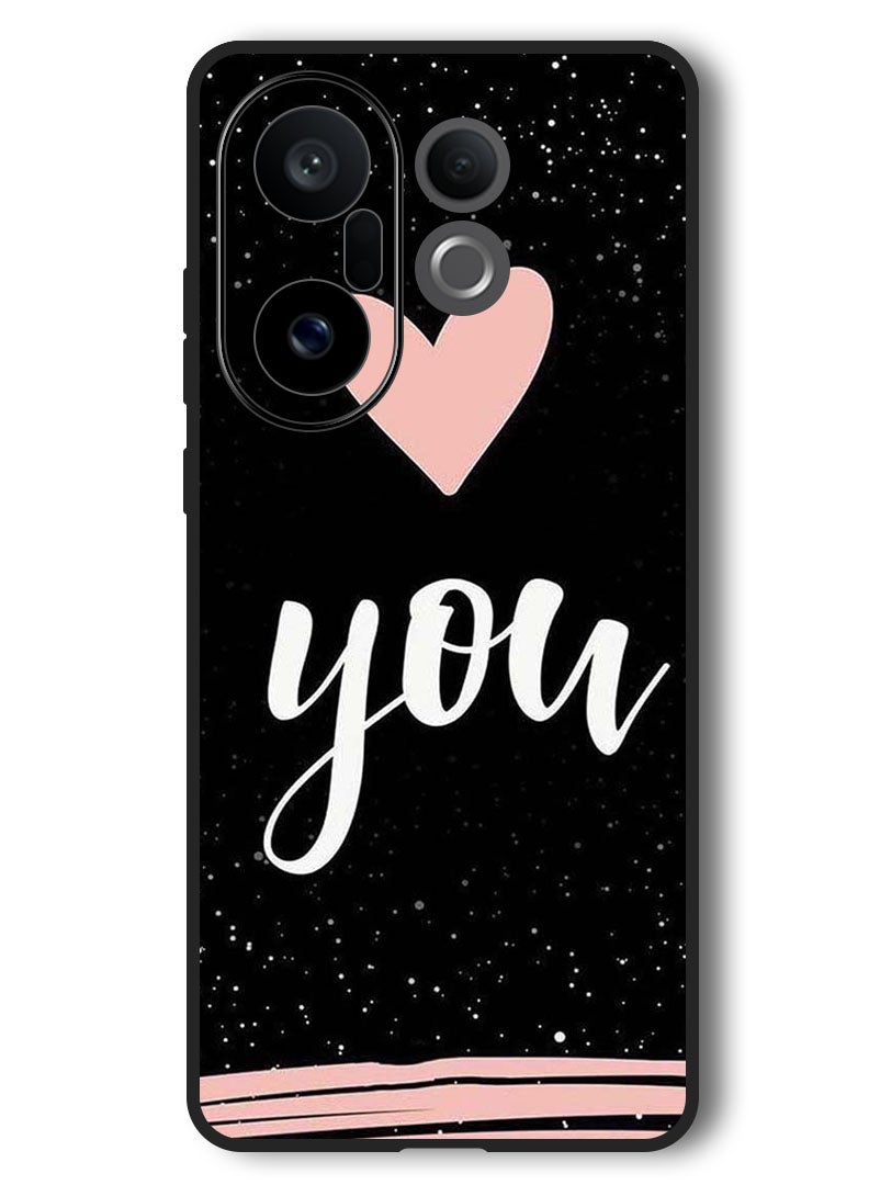 Theodor Case Compatible with Vivo X200 FE 6.31 Inch Protection Shockproof Bumper Cover You  Heart - Image 1