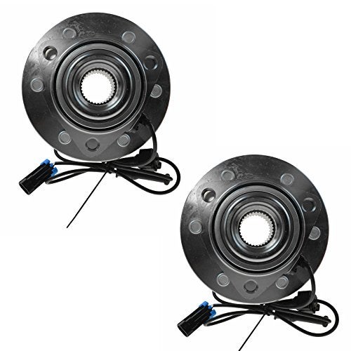 TRQ Front Wheel Hub Bearings Assembly Set Compatible with 2006-2010 Hummer H3 2009-2010 H3T - Image 4