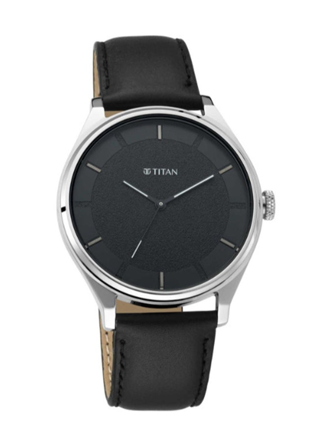TITAN Men Analog Round Shape Leather Wrist Watch - 1802SL11 - 48 Mm  - Image 1
