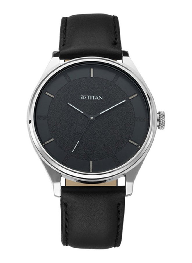 TITAN Men Analog Round Shape Leather Wrist Watch - 1802SL11 - 48 Mm  - Image 2