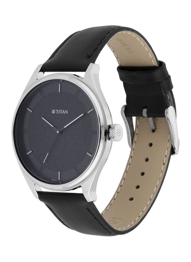 TITAN Men Analog Round Shape Leather Wrist Watch - 1802SL11 - 48 Mm  - Image 3