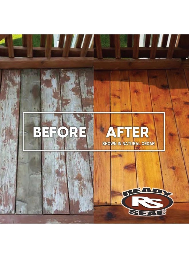 Ready Seal 130 1-Gallon Can Mahogany Exterior Wood Stain and Sealer - Image 4