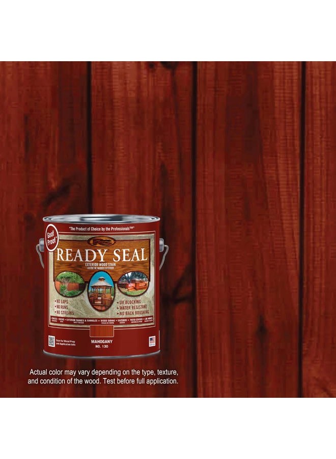 Ready Seal 130 1-Gallon Can Mahogany Exterior Wood Stain and Sealer - Image 2
