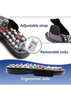 BYRIVER Plantar Fasciitis Relief Slippers Sandals Shoes Massager Stretcher for Men Women, Foot Care Relaxation Health Wellness Gifts for Mom Dad, Lower Back Heel Arthritis Pain Relief (02M)  - Image 2