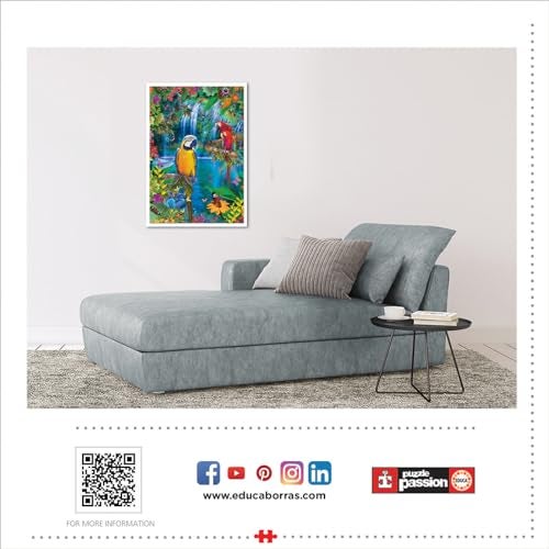 EDUCA Puzzle Passion Educa Bird Tropical Land Puzzle (500 Piece) - Image 2