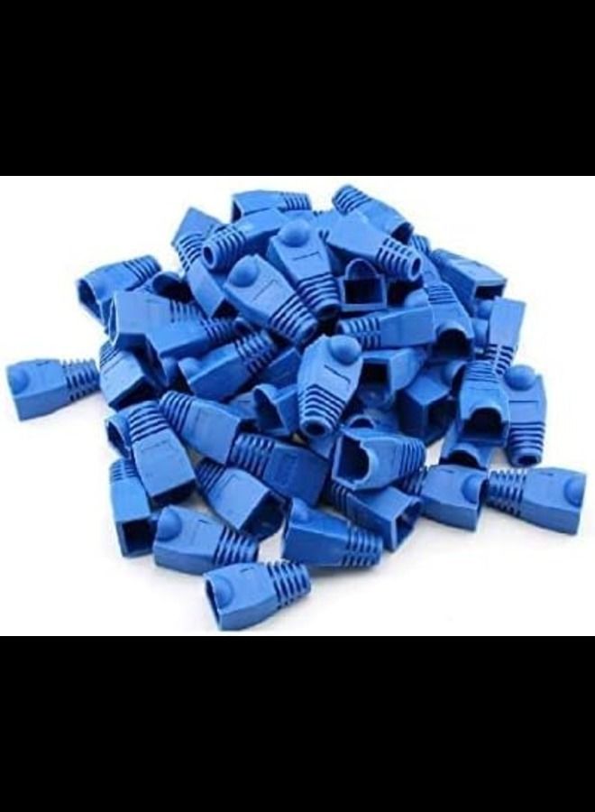 ABBASALI 100 Pcs Soft Plastic Cable Cap Connector Boots Plug Cover Strain Relief Boots - Image 1