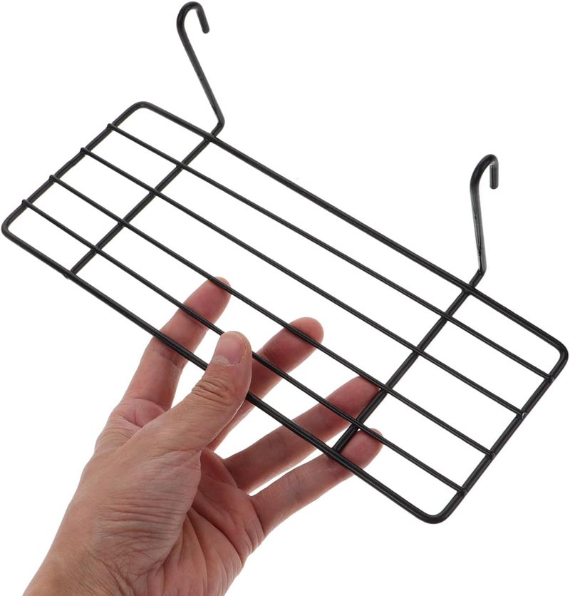 balacoo 3 Pcs Large Wall Shelves Shelves for Toys Decor Shelves Platform for Bird Cage Platform Perch Wire Platform Ledge Shelf Accessories Grid Iron Wall Shelf Iron Frame Shelf Cage Frame - Image 5