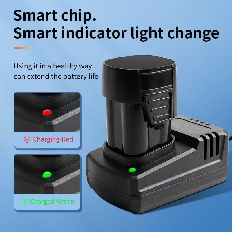 XOYO 16.8V Charger for Cordless Drill Machine Powertools | Output:16.8V Current:1.0A | Lithium Battery Charger | Universal Port Charger | LED Indication (Battery not Included in The Package) - Image 3