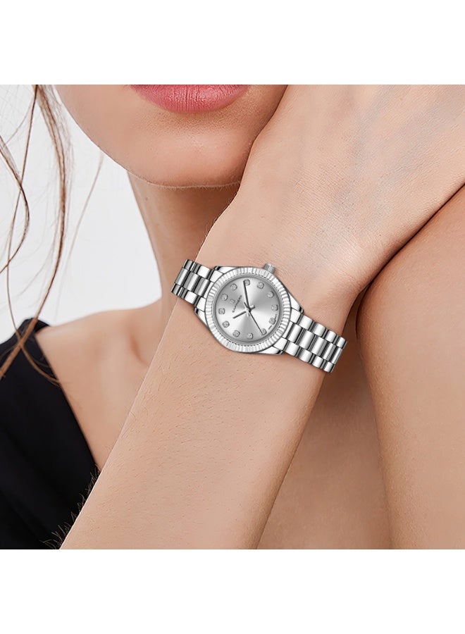SAPPHERO Watches for Women Luxury Stainless Steel Ladies Watches Women's Bracelet Watch Small Analog 5ATM Waterproof Wrist Watch Elegant Gifts for Women - Image 3