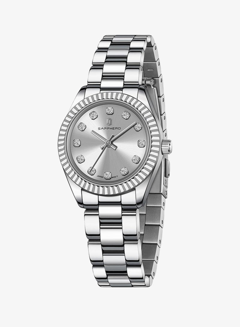 SAPPHERO Watches for Women Luxury Stainless Steel Ladies Watches Women's Bracelet Watch Small Analog 5ATM Waterproof Wrist Watch Elegant Gifts for Women - Image 1