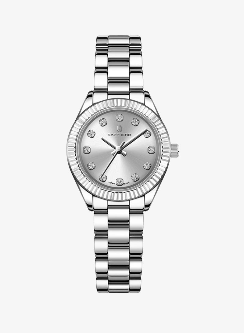 SAPPHERO Watches for Women Luxury Stainless Steel Ladies Watches Women's Bracelet Watch Small Analog 5ATM Waterproof Wrist Watch Elegant Gifts for Women - Image 2