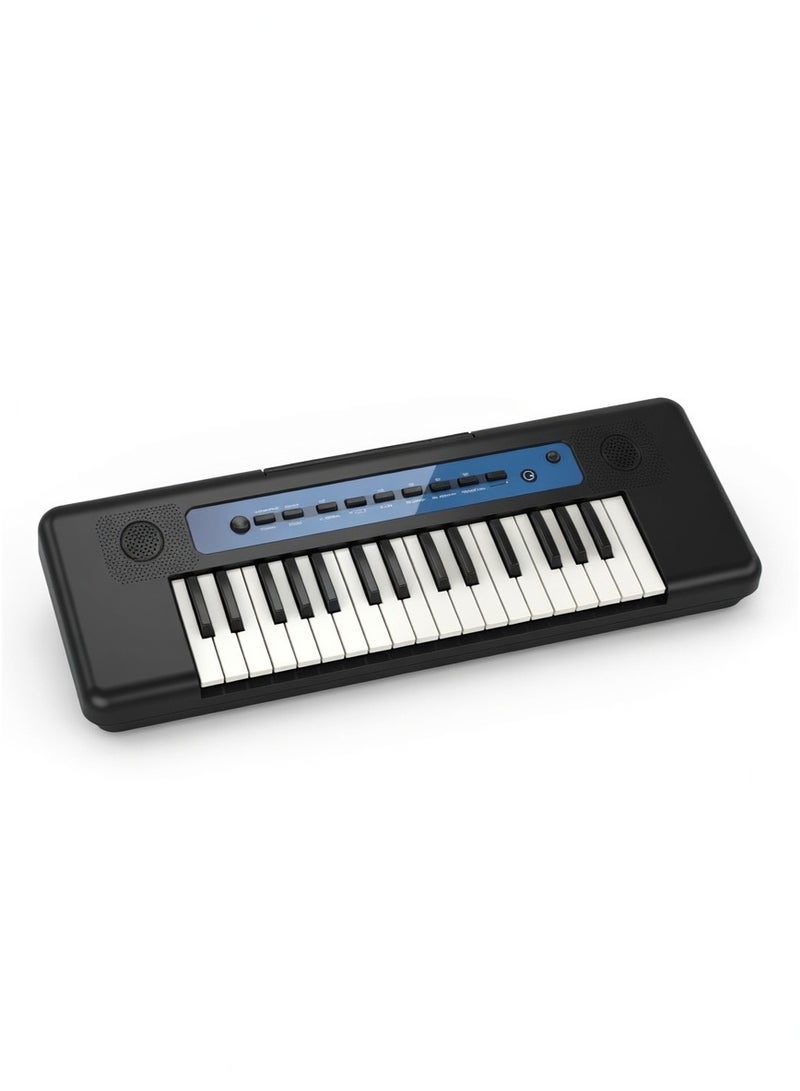 متجر 7 بيانو إلكتروني للأطفال بـ 32 مفتاحًا مع ميكروفون و15 نغمة مبرمجة – لعبة تعليمية موسيقية ممتعة - Image 2