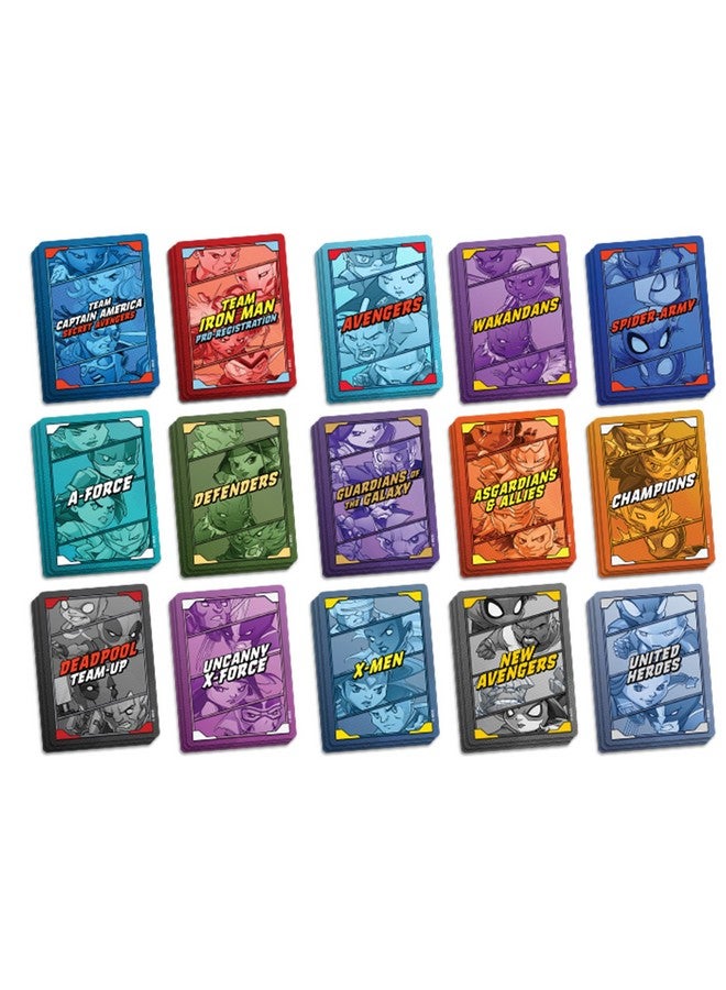 CMON Marvel United: Team Decks Expansion - Tabletop Miniatures Strategy Game, Cooperative Superhero Game for Kids & Adults, Ages 14+, 1-5 Players, 45 Min Playtime, Made - Image 1