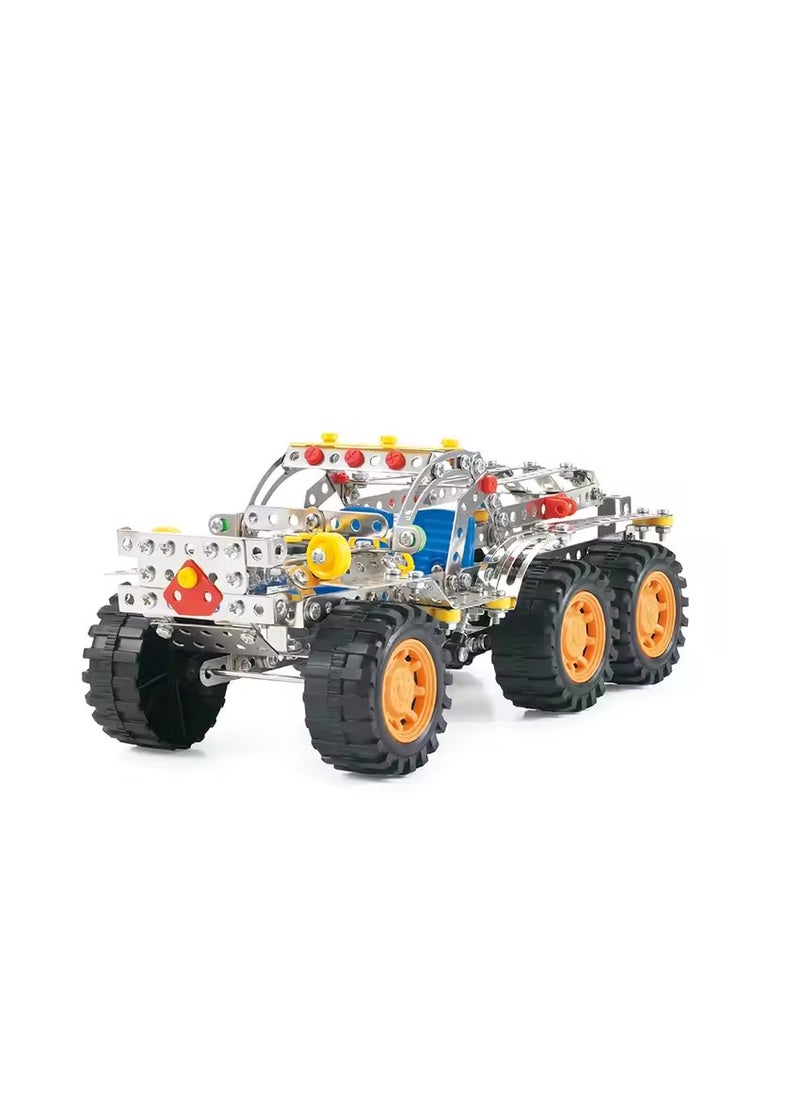 MUMS PLANET Off-Road Car Building Kit - 439 Pieces - Educational Construction Toy for Kids - Develop STEM Skills - Perfect Car & Vehicle Playset-Children's games - Educational games - Montessori games  - Image 1