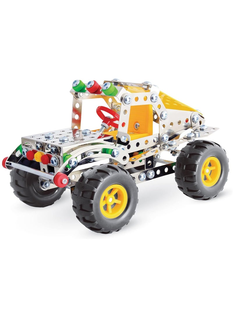MUMS PLANET Off-Road Car Building Kit - 439 Pieces - Educational Construction Toy for Kids - Develop STEM Skills - Perfect Car & Vehicle Playset-Children's games - Educational games - Montessori games  - Image 3