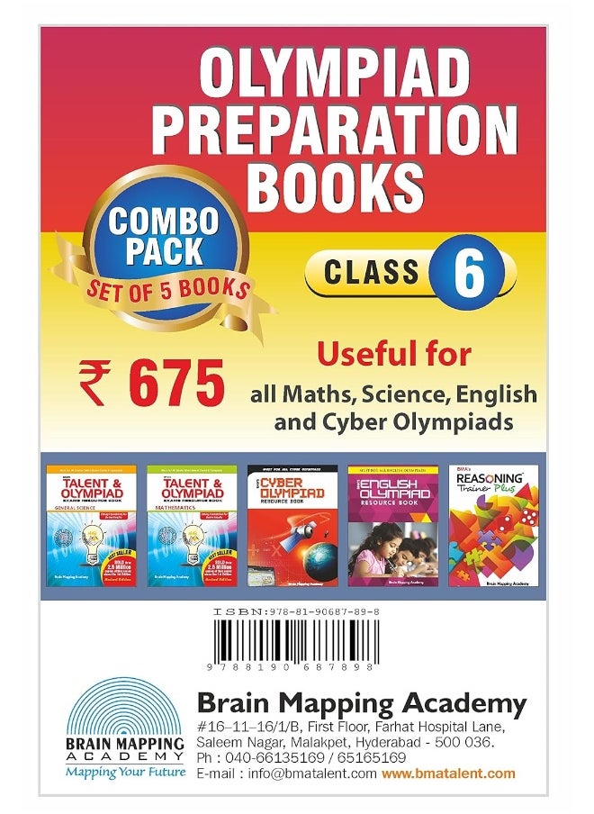 Olympiad Preparatory Books -Combi pack-6-2019 Edition  - Image 1