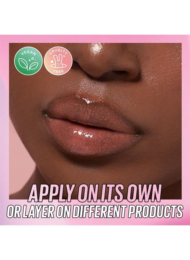 KAJA Lip Gloss - Gloss Shot | Gift, with Jojoba Oil, Sheer, Hydrating, Juicy, Plumper Looking Lips, 01 Crystal Clear, 0.14 Fl Oz - Image 2