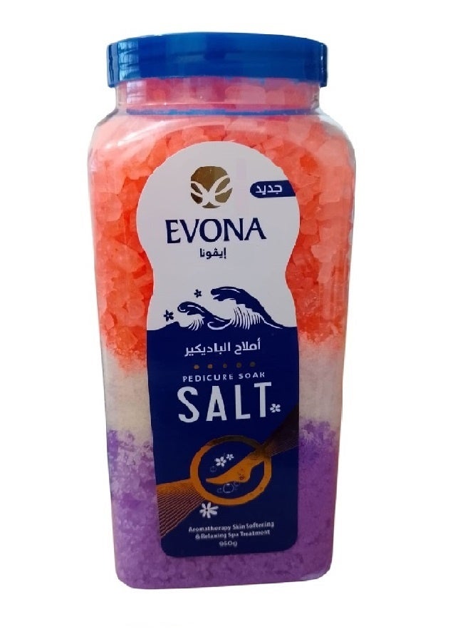 Evona أملاح للعناية بالجسم والجلد الميت - 950 جرام