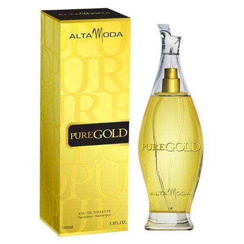 ALTA MODA PURE GOLD POUR FEMME BY ALTA MODA PERFUME FOR WOMEN 33 OZ  100 ML EAU DE TOILETTE SPRAY