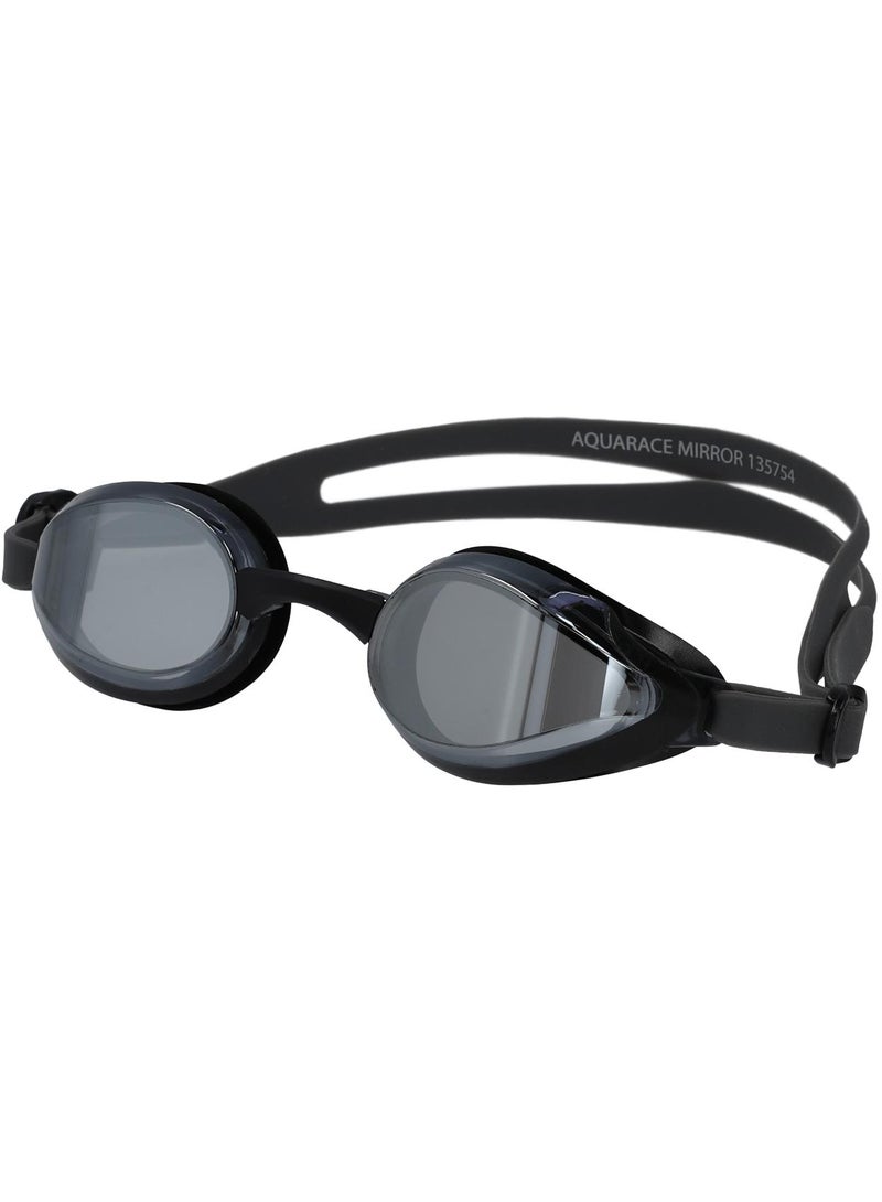Joss Aquarace Mirror Grey Adult Swimming Goggles – UV Protection, Anti-Fog, Interchangeable Nose Bridges, Adjustable Strap, Comfort-Focused Soft Seal - Image 1