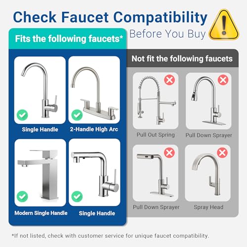 LCF Upgrade Countertop Water Filter, 𝐒𝐢𝐥𝐯𝐞𝐫 𝐈𝐨𝐧𝐬 Enhanced 6-Stage Stainless Steel Water Filter for Sink Faucet, Reduces Heavy Metals, Bad Taste & 99% Chlorine, 16,000 Gallons(2 Filters) - Image 4