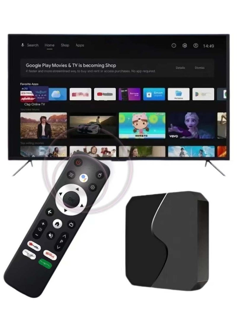 ELTRAZONE Mini Android 12 TV Box – 8GB RAM, 128GB Storage | 8K/4K HDR Streaming | Bluetooth 5.0 | Voice Remote | App  IPTV Support - Image 4