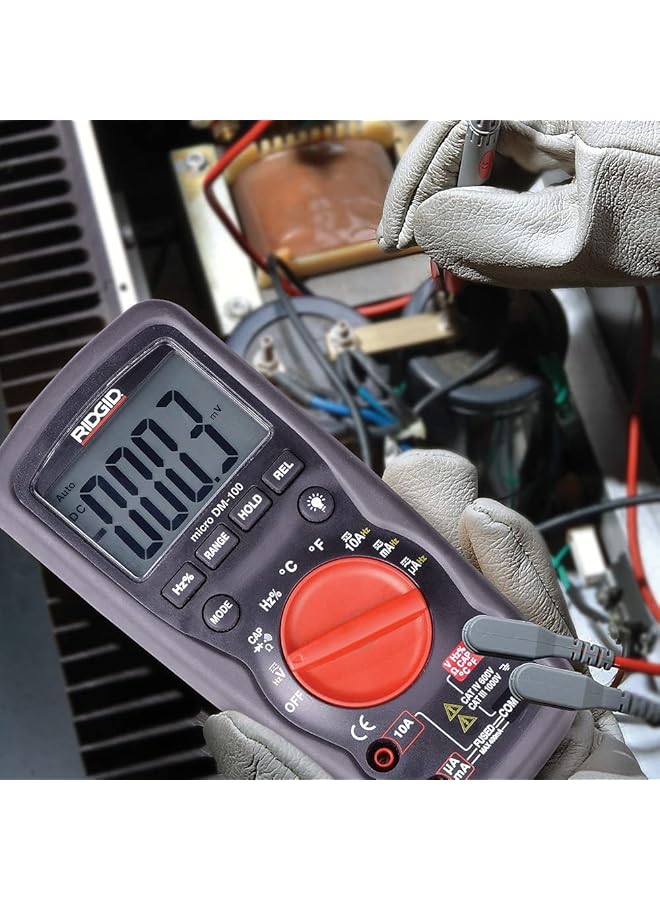 ريدجيد مقياس متعدد رقمي Dm-100، رمادي/برتقالي - Image 3