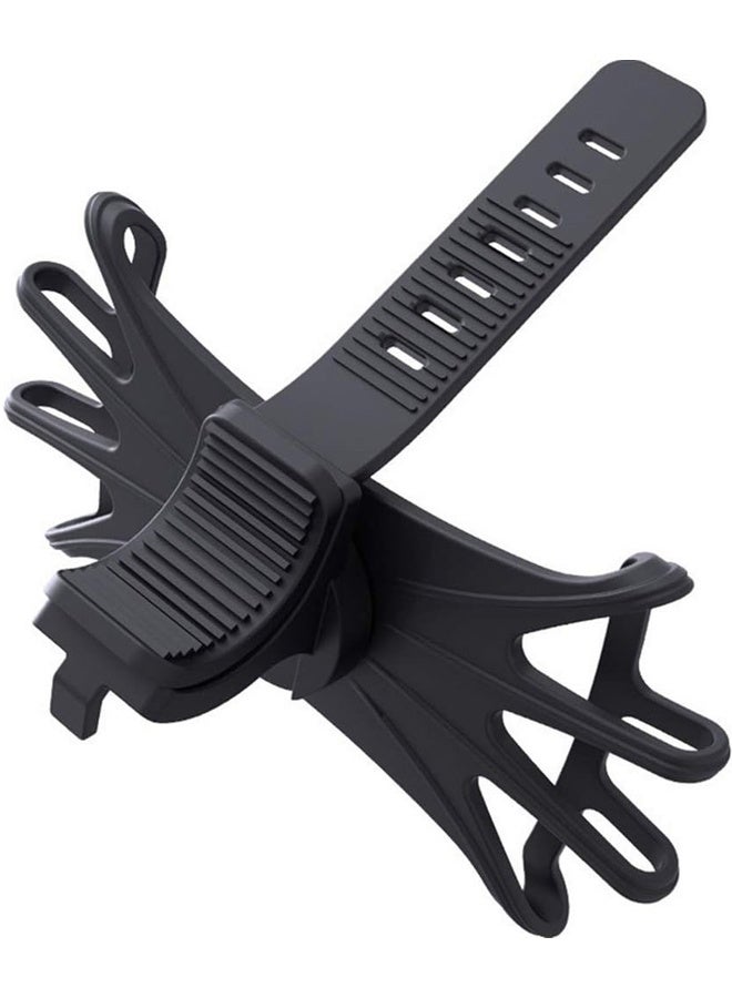 Black silicone bicycle phone holder, smartphone handlebar holder, easy to install, adjustable - Image 2