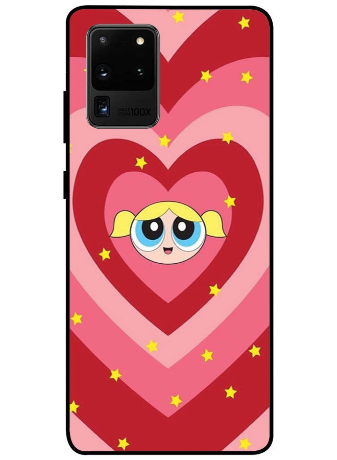 Protective Case Cover For Samsung Galaxy S20 Ultra Smart Series Printed Protective Case Cover for Samsung S20 Ultra Powerpuff Girl