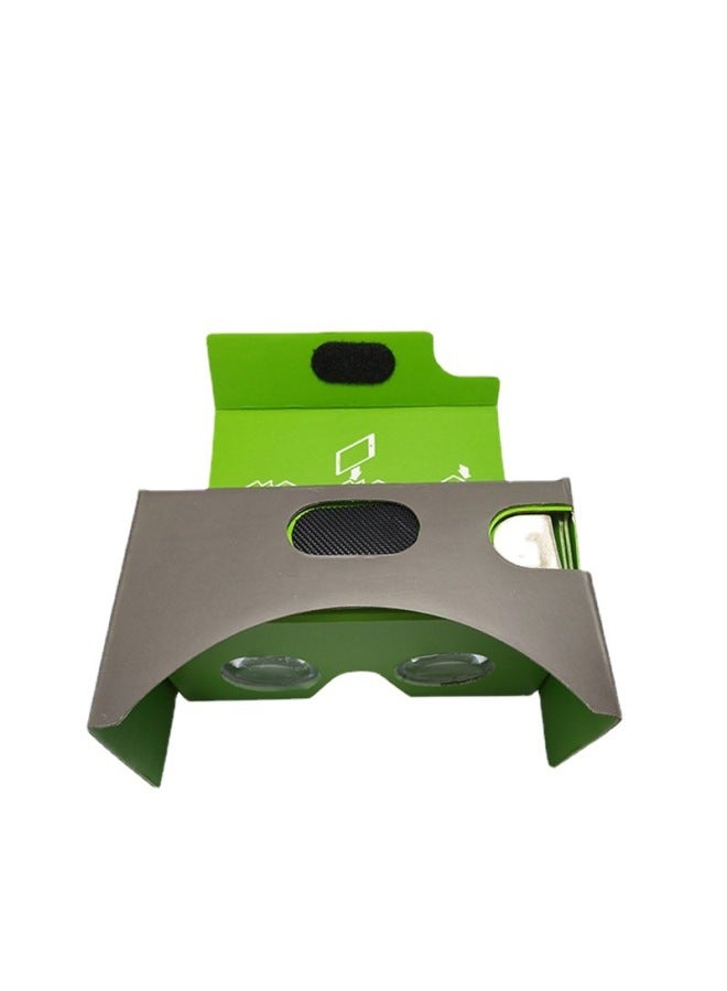 VR Paper Glasses Vr Box Google Glasses Second Generation Cardboard Paper 3DVR Glasses-Color:Other - Image 1