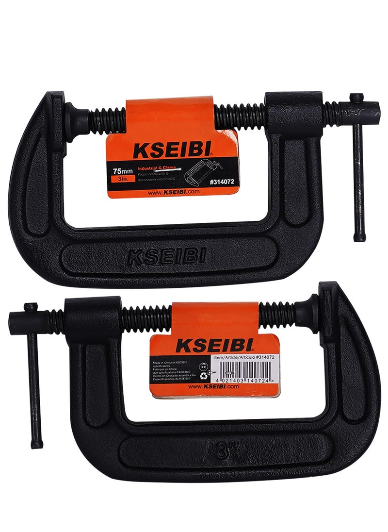 Industrial G-Clamp - Heavy-Duty Clamping Tool for Precision and Secure Holding in Workshop and Industrial Applications.