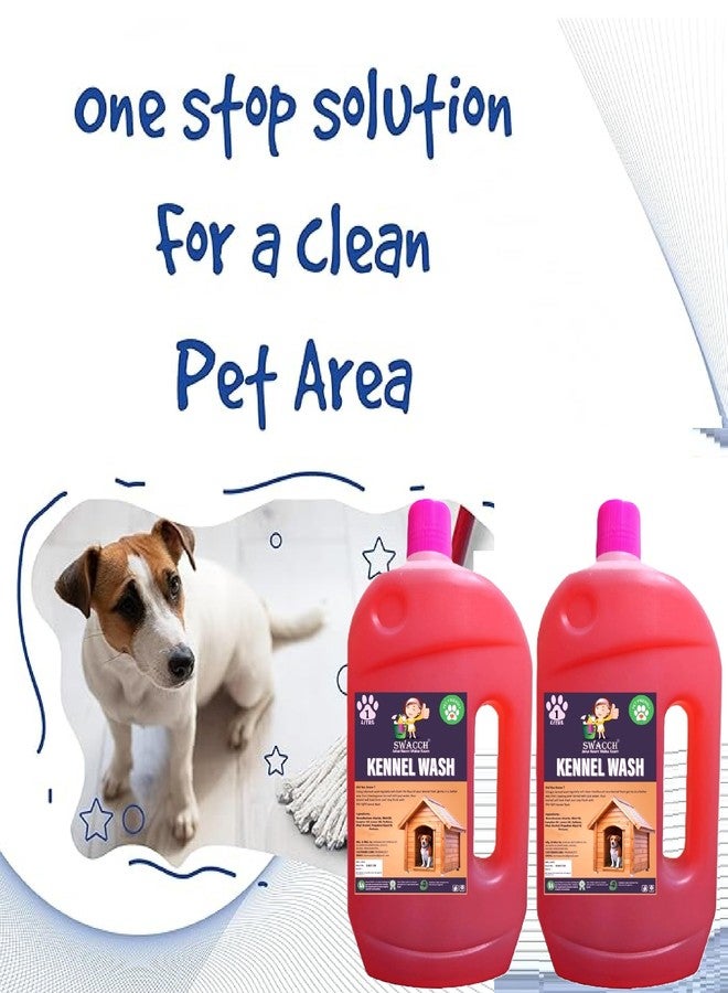 swacch Kennel Wash (1 Litre) (Pack of 2) Rose I Pet Stain & Odour Remover I Pet Floor Cleaner Liquid I Dog and Cat Friendly - Image 4