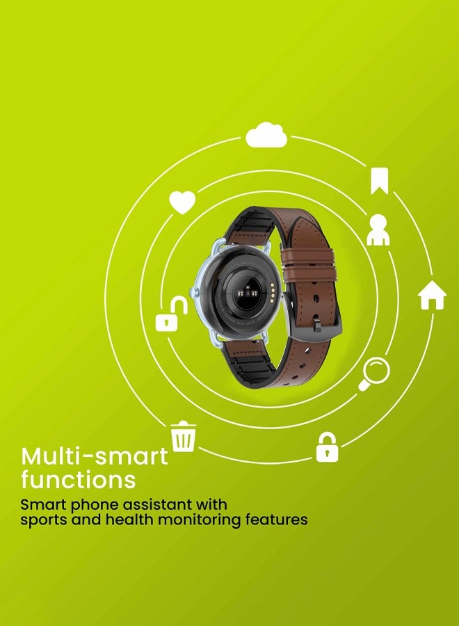 SEEKEN Gravity 132 Smartwatch - Grey | HD Display | Compatible with Iphone and Samsung | IP68 Water Resistant | Long Battery Life | Premium Design | High-Quality. - Image 4