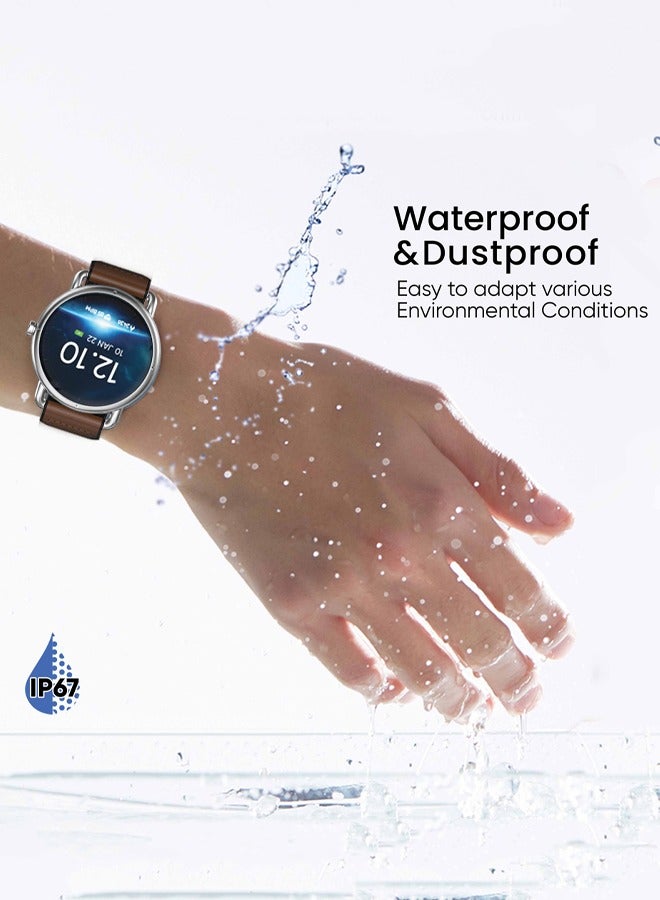 SEEKEN Gravity 132 Smartwatch - Grey | HD Display | Compatible with Iphone and Samsung | IP68 Water Resistant | Long Battery Life | Premium Design | High-Quality. - Image 5