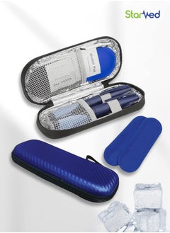 STARMED Diabetic Bag,Insul;in Travel Case, Portable Insulin Cooling Bag with 2 Ice Packs Insulated Storage Bag Diabetic Supplies for Insulin Pen Storage, Insulin Medicine  - Image 1