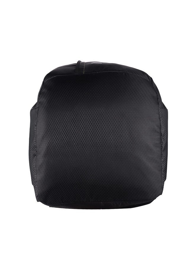 جير حقيبة ظهر كبيرة مقاومة للماء من Gear Alphamount سعة 48 لترًا، مناسبة للرحلات والتخييم والسفر، مزودة بأربعة أقسام، للرجال والنساء (أسود وأصفر) - Image 3