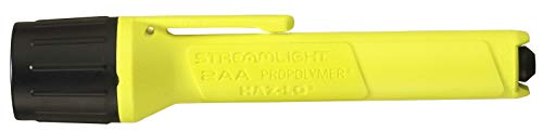 Streamlight 67101 2AA ProPolymer HAZLO 65Lumen 2300Candela Intrinsically Safe LED Flashlight with 2 x Alkaline Batteries HiViz Yellow Clear Retail Packaging - Image 3