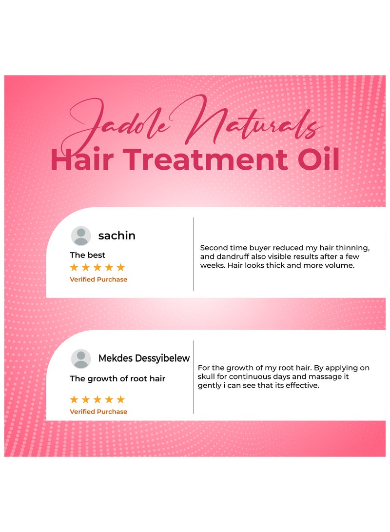 Jadole Naturals The Original Hair Treatment Oil - 120ml | Promotes Hair Growth, Nourishes Scalp, and Repairs Hair Roots with Essential Nutrients - Image 5