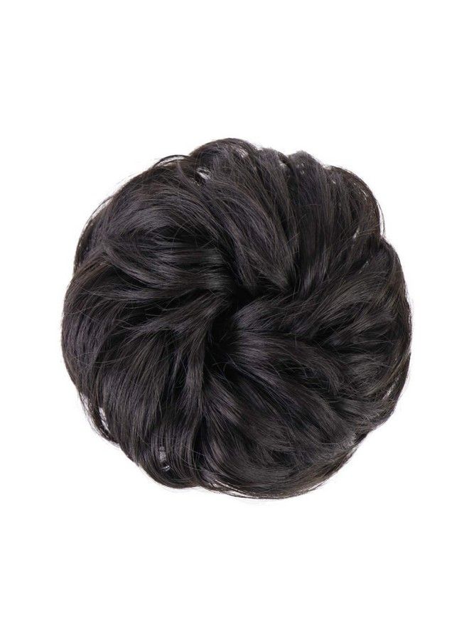 MORICA 1Pcs Messy Hair Bun Hair Scrunchies Extension Curly Wavy Messy Synthetic Chignon For Women Updo Hairpiece - Image 3