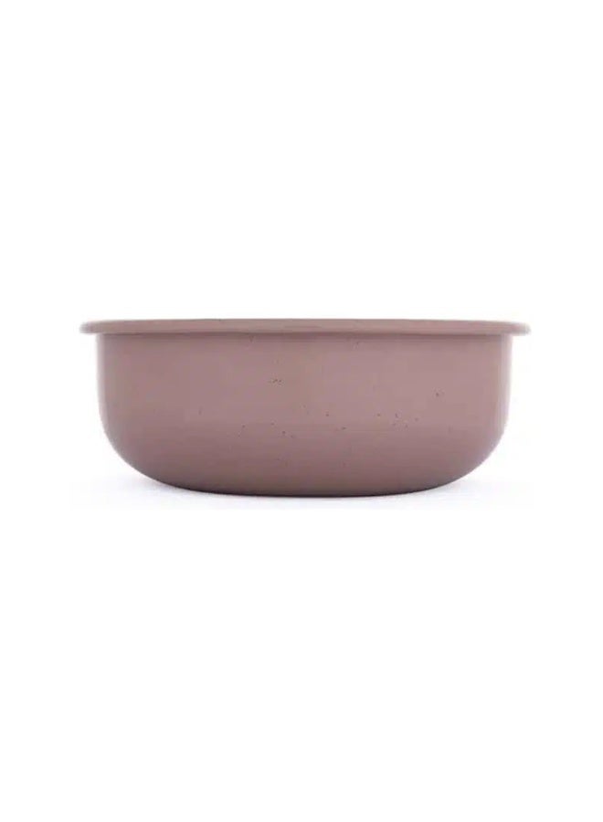 BareBones - Rolled Enamelware Bowl - Dusty Rose - Image 3