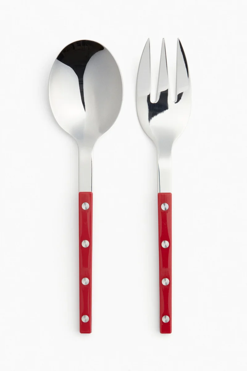 H&M Stainless steel salad servers